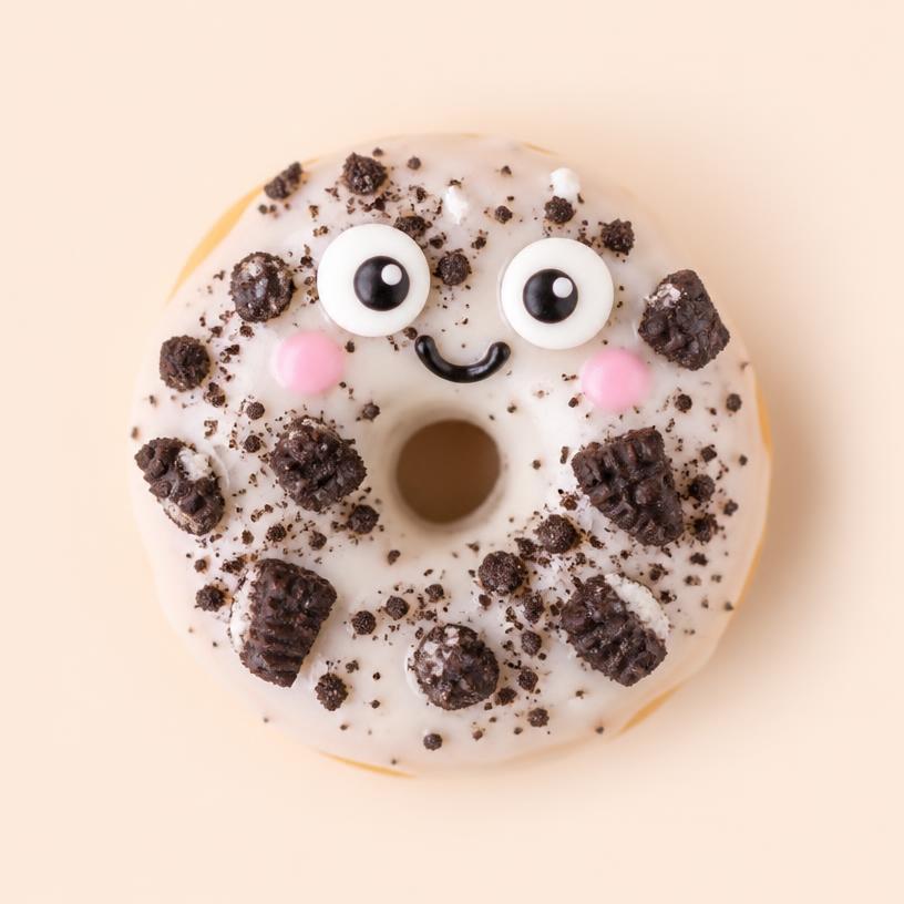 Mini dona sabor Oreo